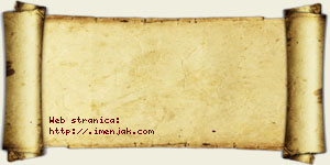 Isidor Josić vizit kartica